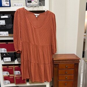 Speechless Terracotta Dress